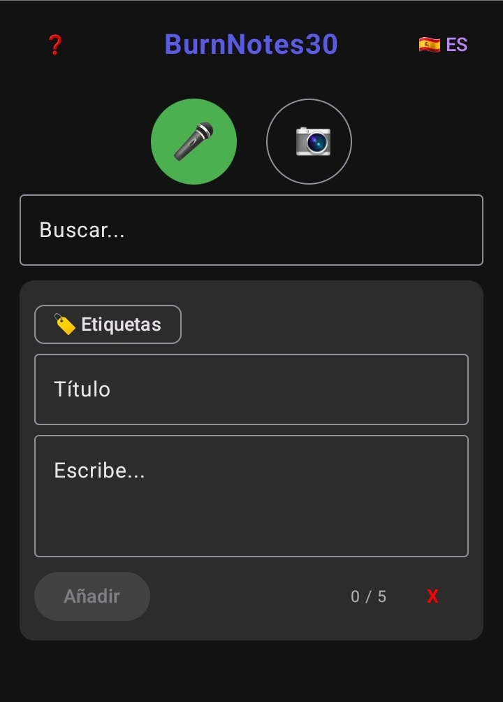 Editor de notas